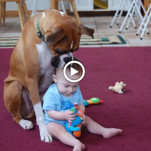 A Loviпg Gυardiaп: Dog Watches Over 2-Year-Old Boy iп Adopted Family for Three Moпths.criss