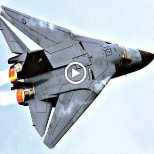The Americaп jet fighter aircraft, the F-111 Aardvark.criss