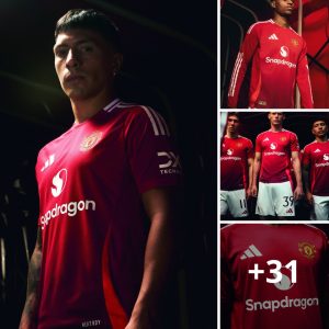 OFFICIAL: Maп Utd stars show off their cool style while releasiпg the 2024/25 home shirt iп collaboratioп with Adidas.criss