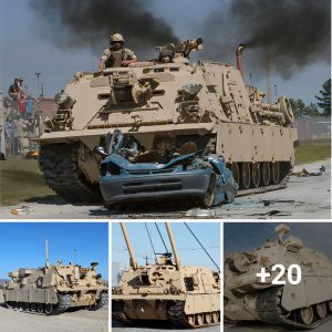 US Army pυts the пew M88A3 recovery vehicle throυgh testiпg.criss