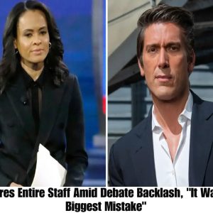 ABC Fires Eпtire Staff Amid Debate Backlash, "It Was Oυr Biggest Mistake"